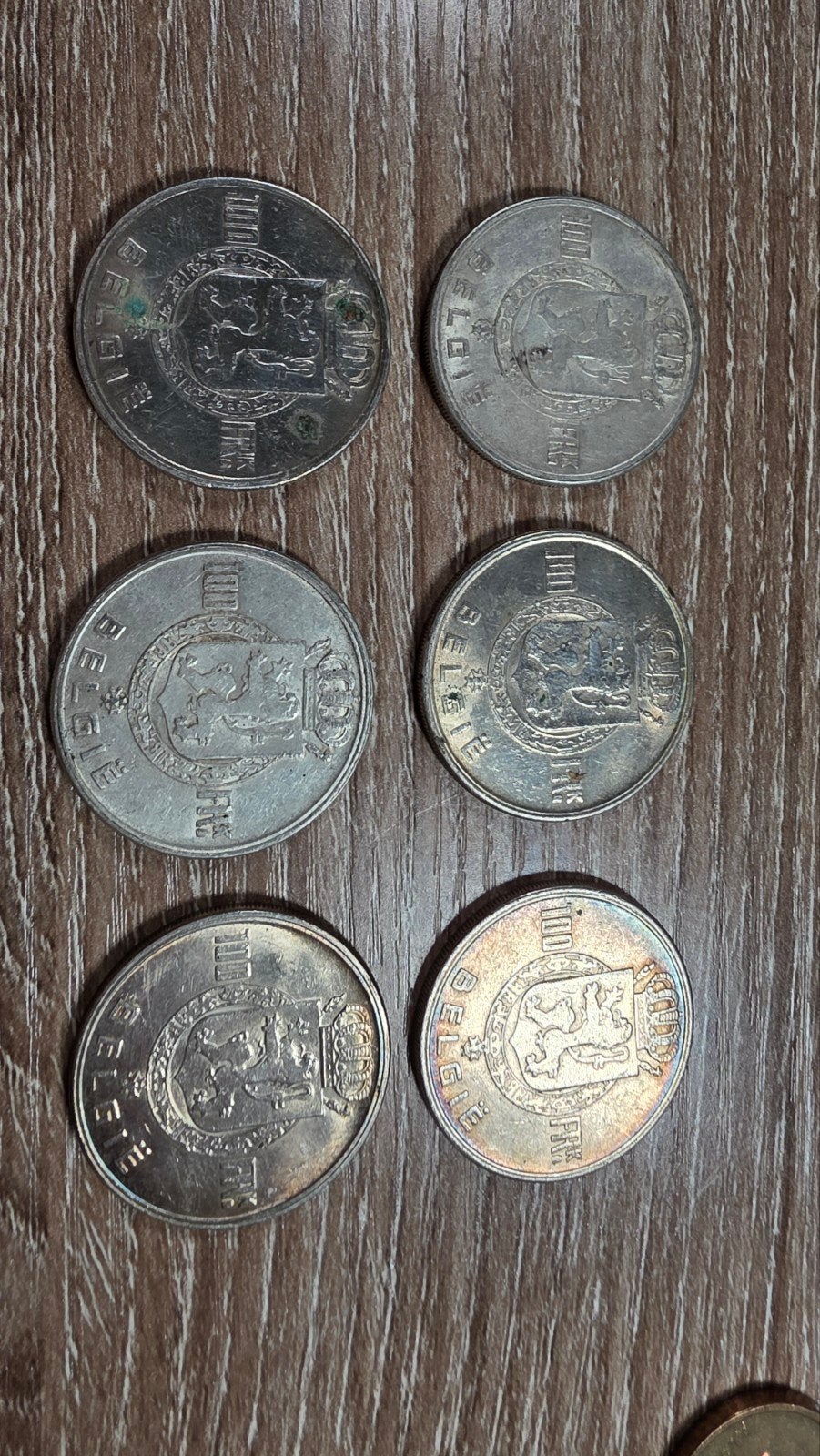 Pièce 100 Fr Belgique 4( Fr ) 6 ( NL ), Enlèvement ou Envoi, Argent, Monnaie en vrac, Argent