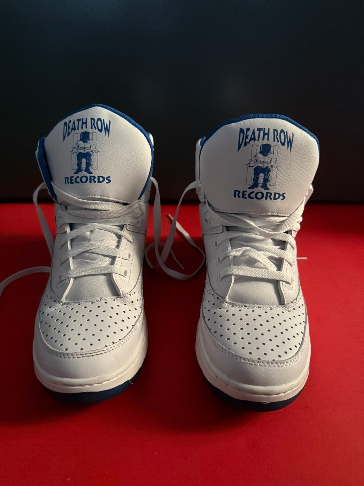 Ewing 33 Hi x Death Row Records “White/Royal” maat 44, Vêtements | Hommes, Chaussures, Comme neuf, Baskets, Enlèvement ou Envoi