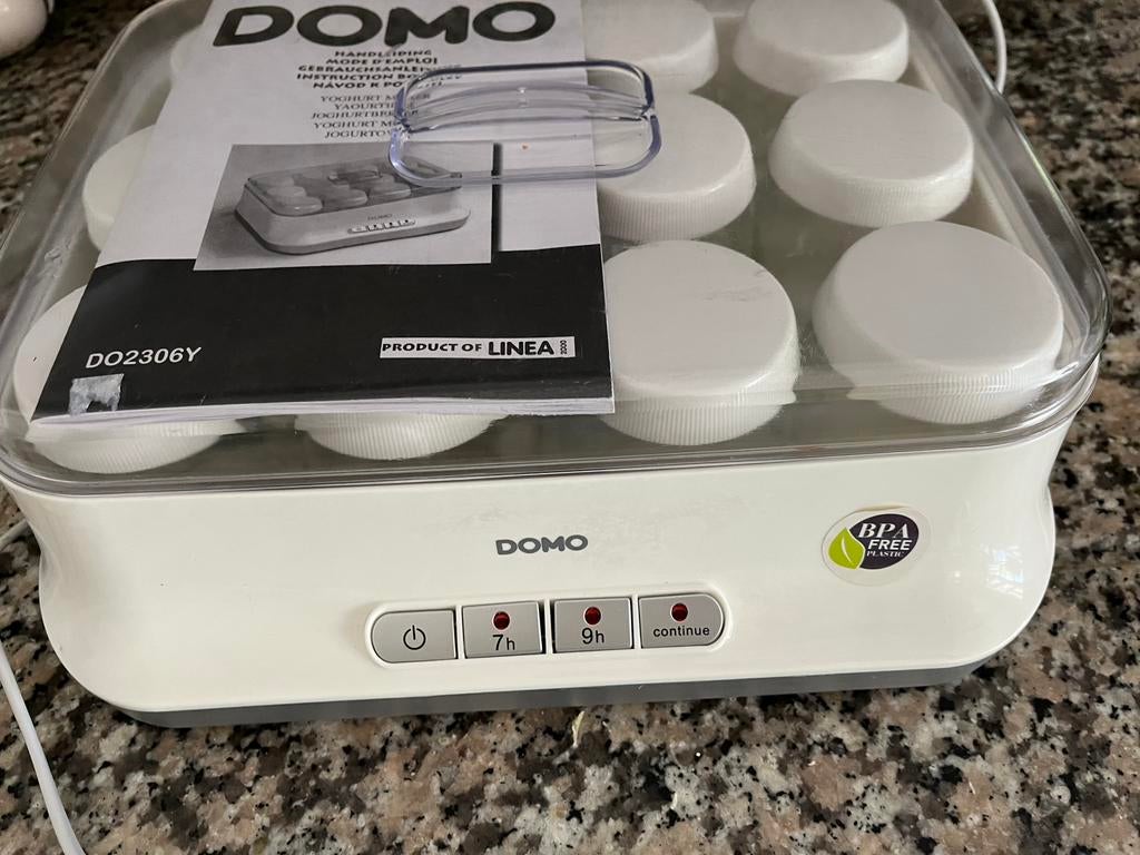 Yoghurt machine, Ophalen, Zo goed als nieuw