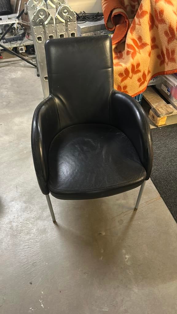 Lederen zeteltje vintage, Enlèvement, Utilisé