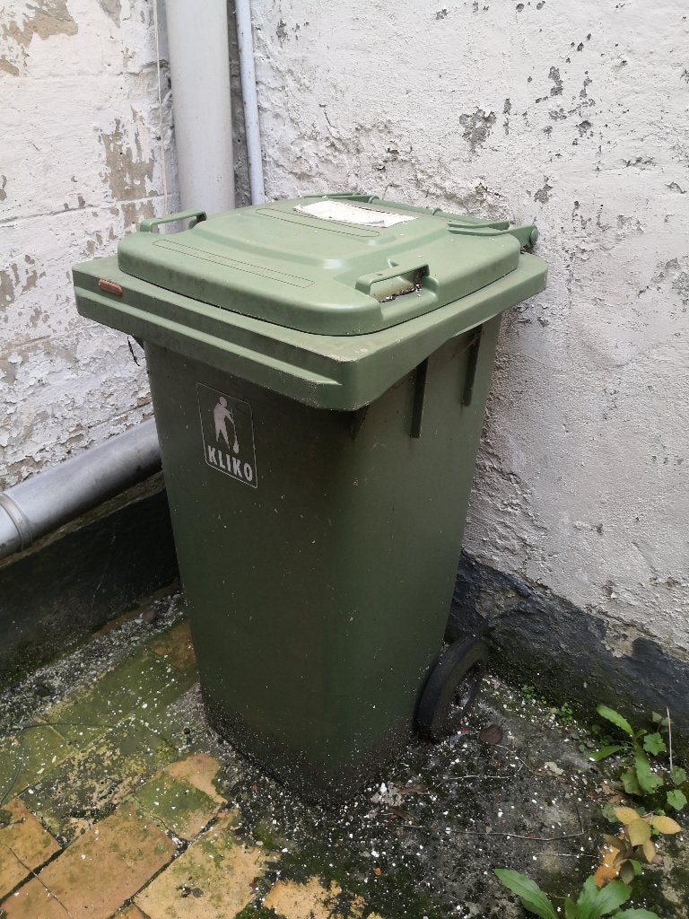 Poubelle verte container 240 liter, Enlèvement, Utilisé, 75 – 100, 40 litres ou plus