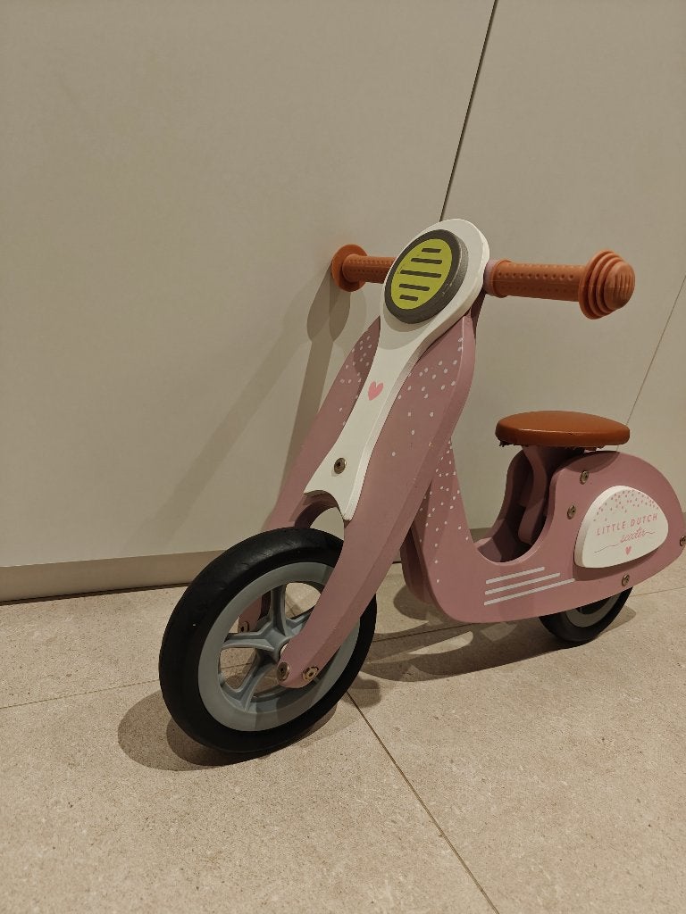 Little Dutch scooter roze/pink, Enlèvement, Comme neuf, Vélo d'équilibre