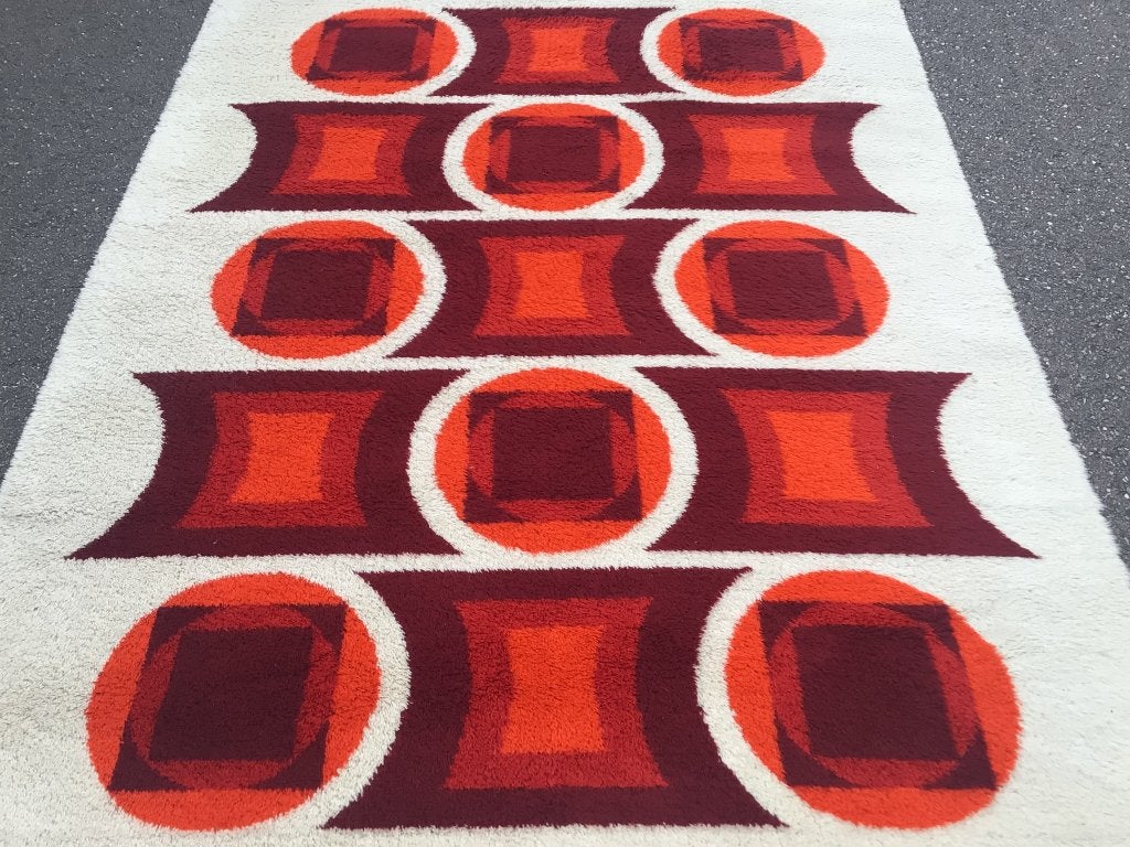 Verschillende vintage jaren 60-70 Space Age tapijten, Enlèvement, Utilisé