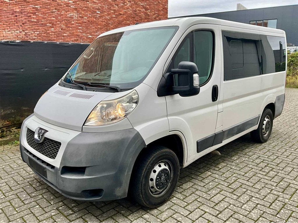 2010 Peugeot boxer minibus - 9 personen - trekhaak, Auto's, Gebruikt, Bedrijf, Overige carrosserie, Euro 4