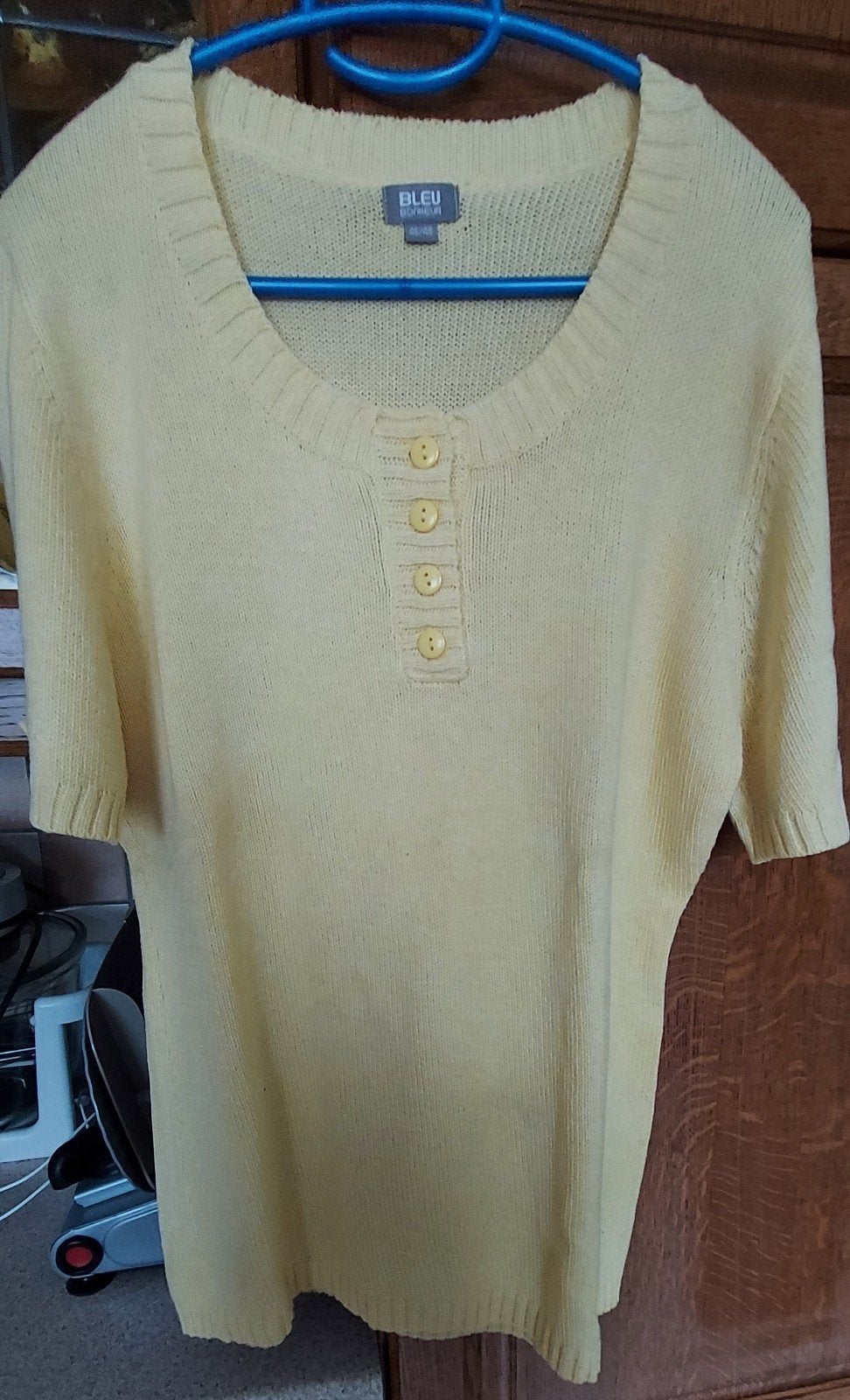 pull jaune dame neuf 46 48, Kleding | Dames, T-shirts, Ophalen of Verzenden, Geel