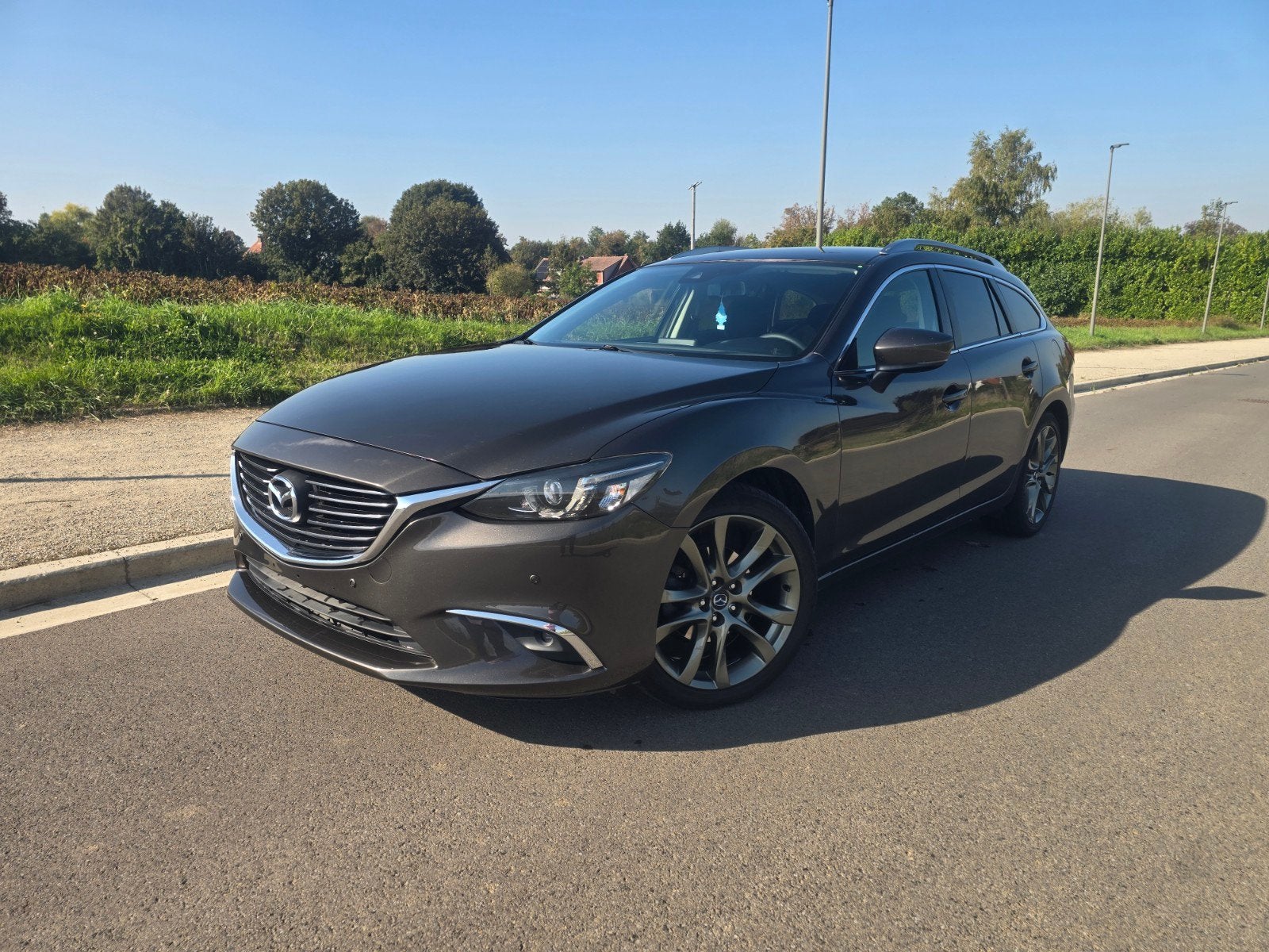 Mazda 6 2.2 diesel Automatique fuuulll option, Argent ou Gris, Achat, Entreprise, Ordinateur de bord