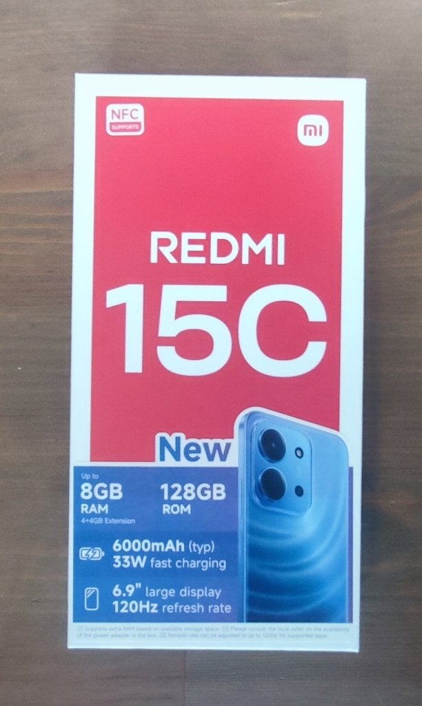 Xiaomi Redmi 15C, Ophalen, Nieuw