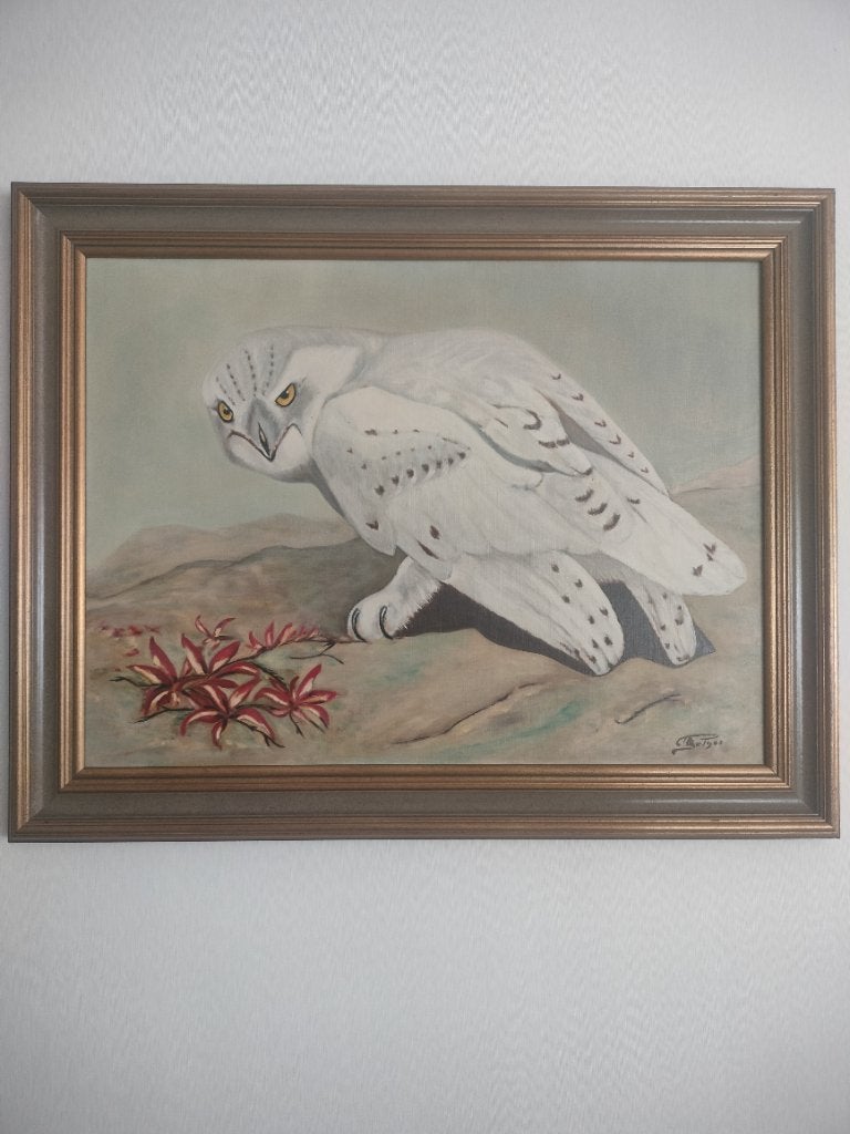 Uniek Uil schilderij, Antiquités & Art, Art | Peinture | Classique, Enlèvement