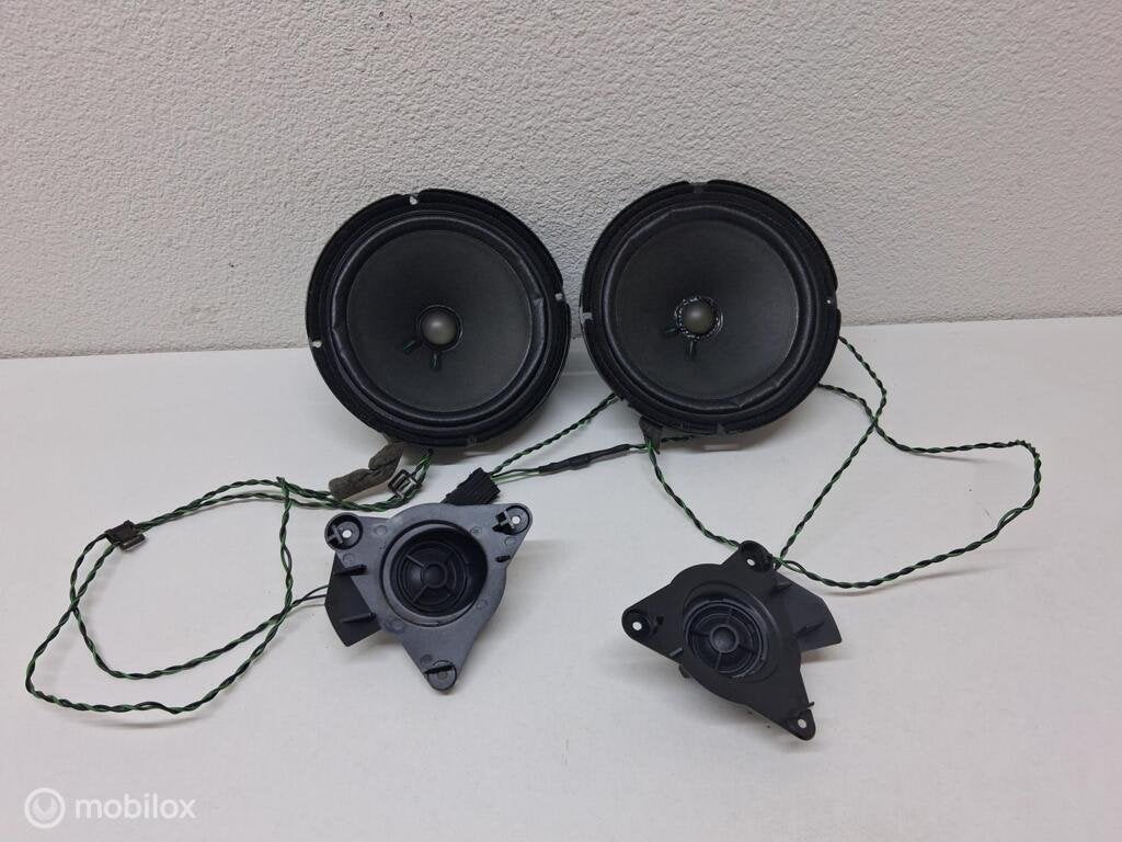 Speaker set Audi TT 8N 1.8 ('98-'06) 4B0035411A, Audi, Enlèvement ou Envoi, Audi, Utilisé