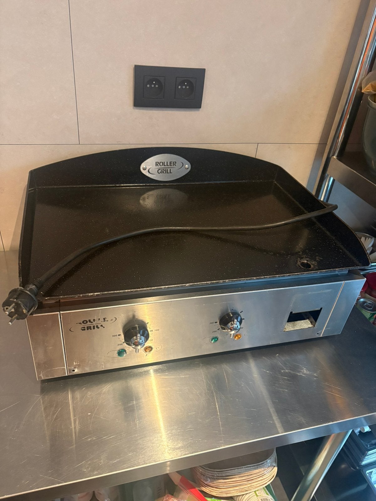 Bakplaat electrisch Roller Grill, Ophalen, Gebruikt, Fornuis, Frituur en Grillen
