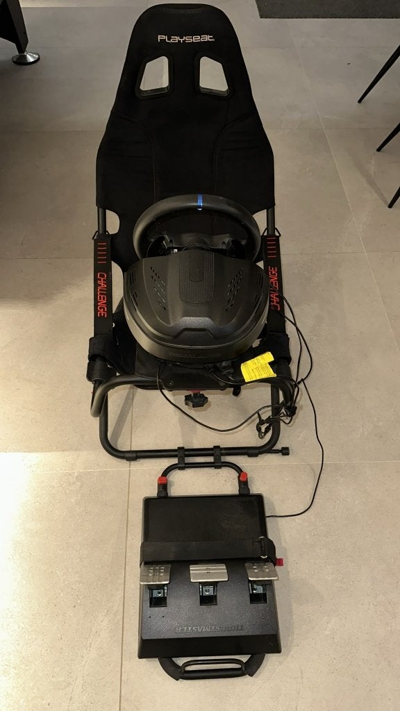 Thrustmaster T300 RS GT met Playseat Challenge en pedalen, Ophalen, Racestoel, PlayStation, Zo goed als nieuw