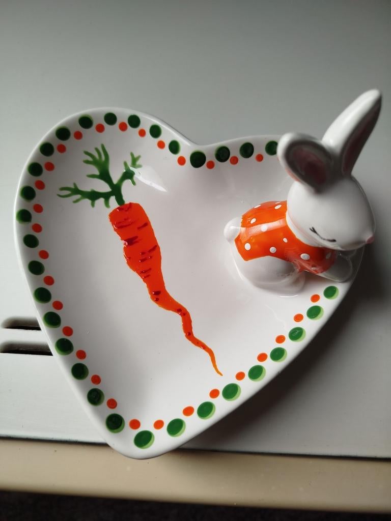 Plateau en porcelaine décoré à la main, Enlèvement ou Envoi