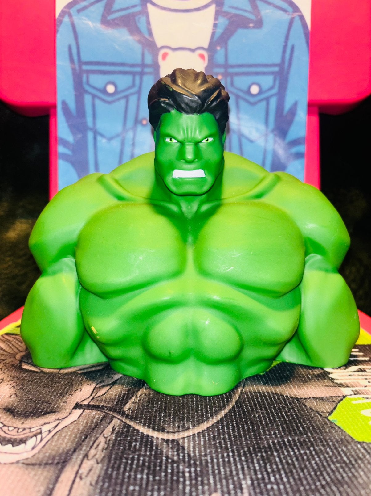 Tirelire Hulk Marvel ‍️, Enlèvement ou Envoi, Utilisé