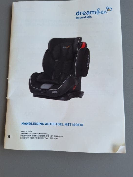 Autostoel Dreambee groep 1-2-3 Isofix, Kinderen en Baby's, Autostoeltjes, Ophalen, Isofix