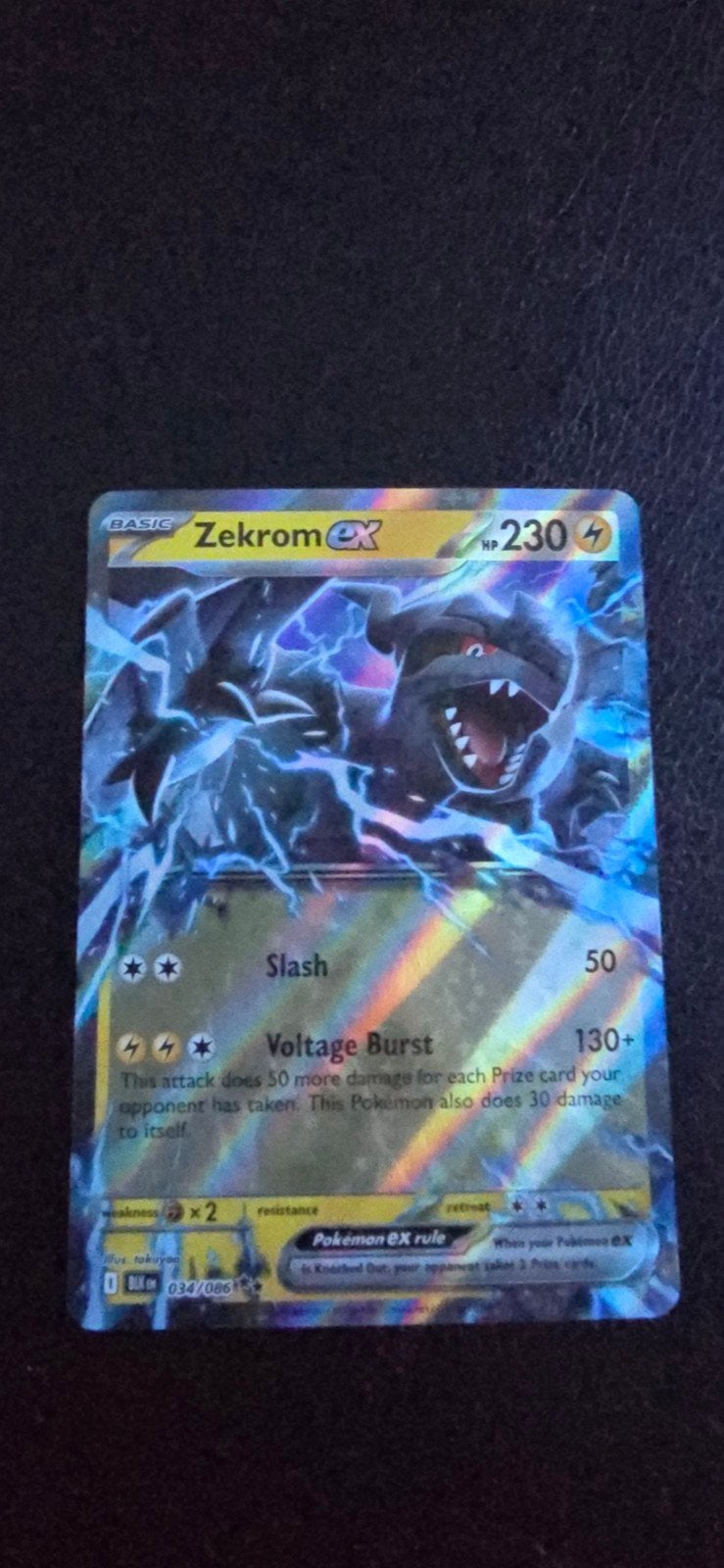 Pokemon kaart Zekrom ex Scarlet & Violet Destined Rivals, Ophalen