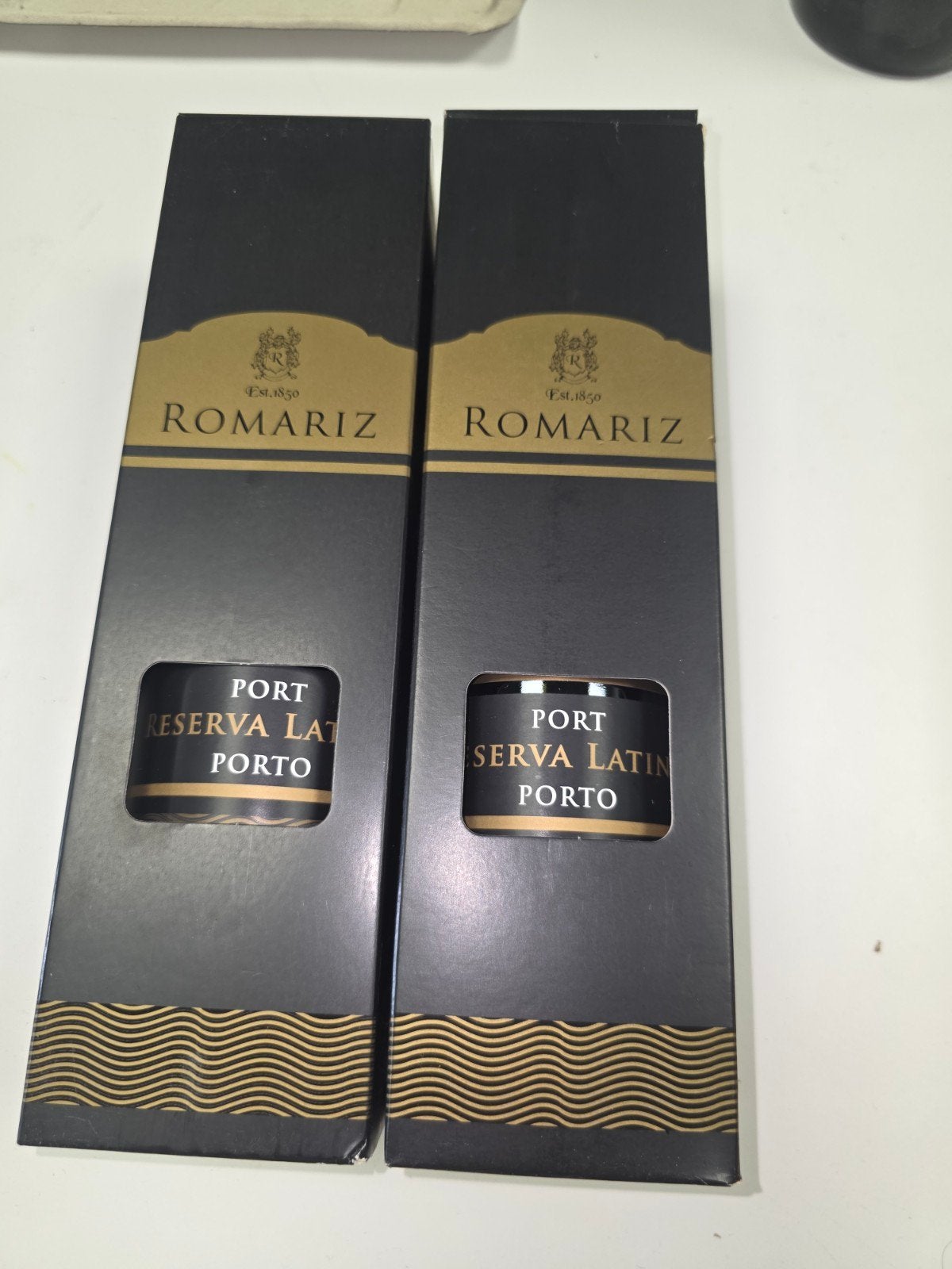 2 flessen Romariz Reserva Latina Porto in originele geschenk, Collections, Vins, Enlèvement, Porto
