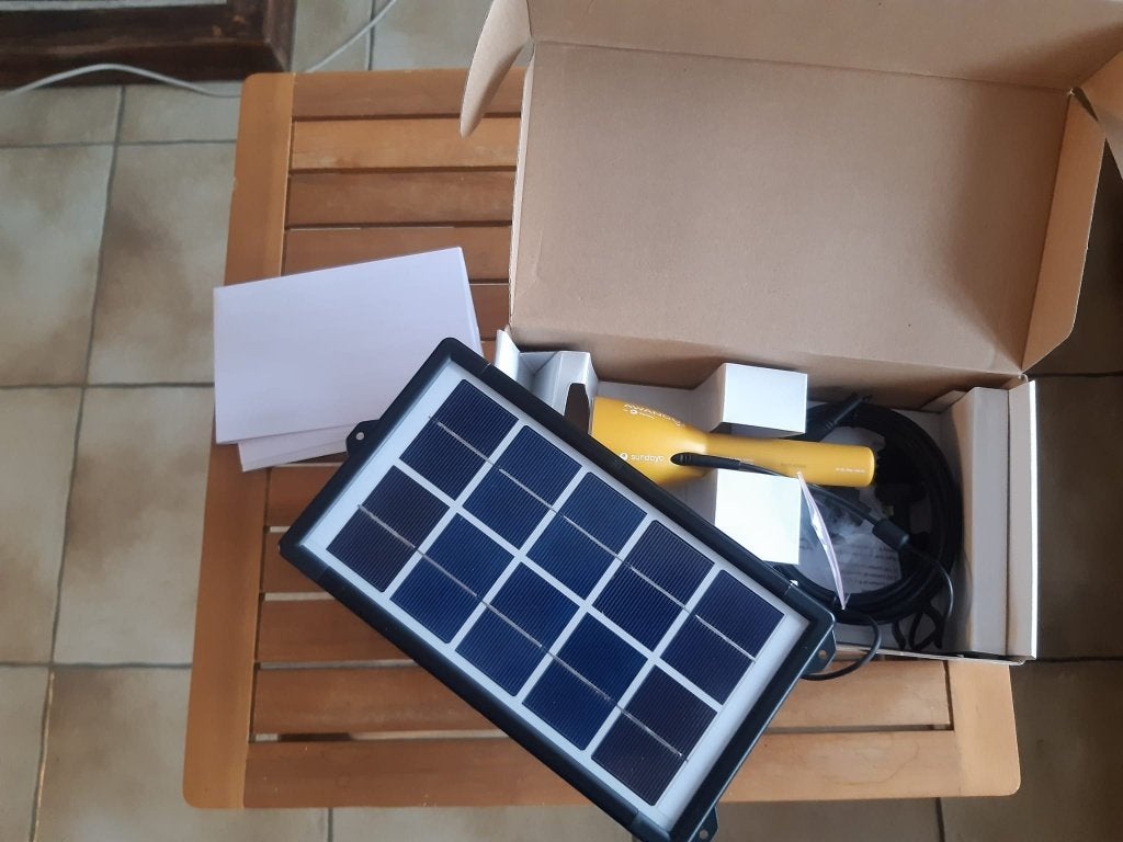 zaklamp zonneenergie, Ophalen, Nieuw, Zonne-energie