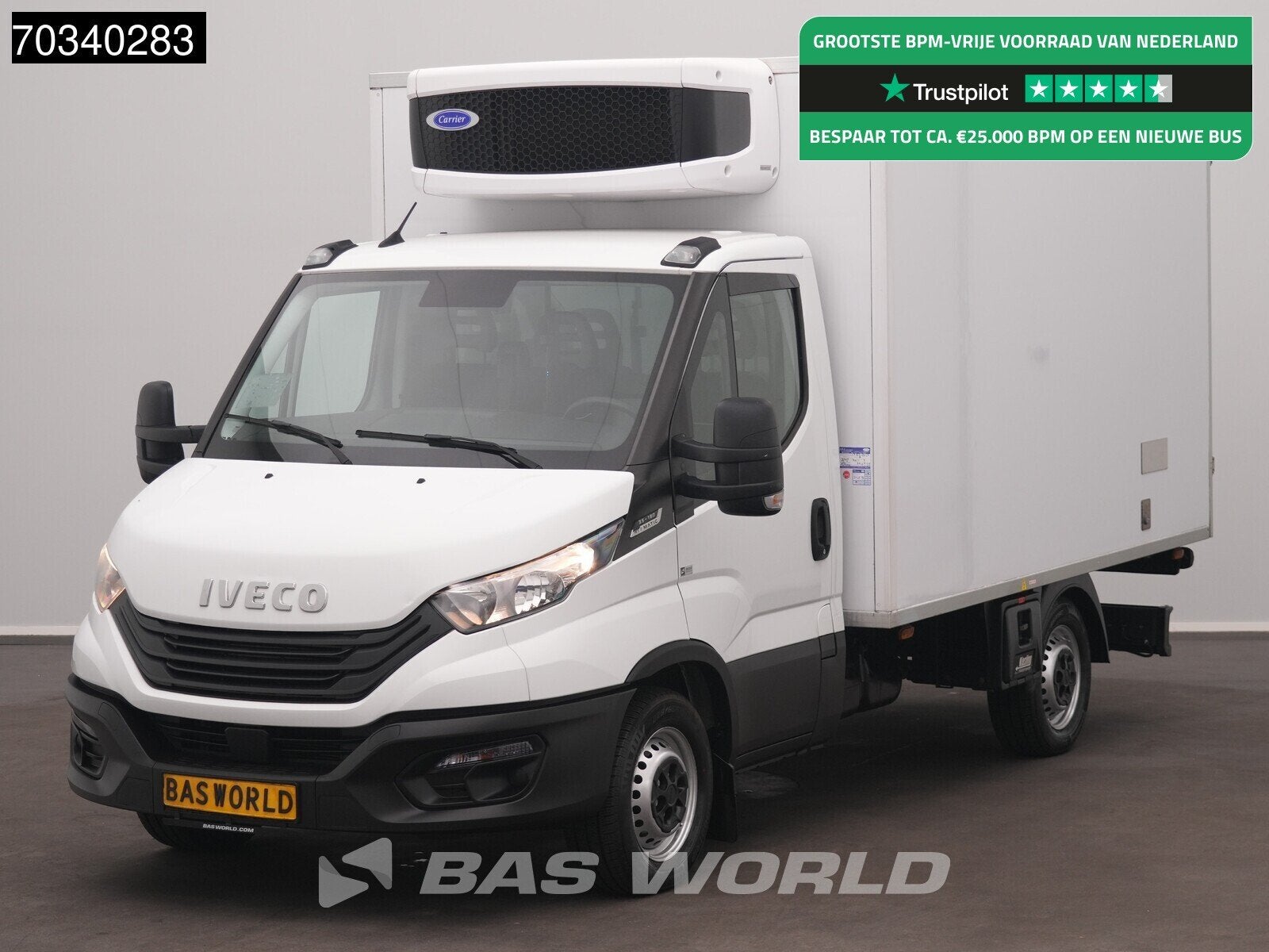 Iveco Daily 35S16 Automaat Koel/Vrieswagen Carrier Xarios 5, Autos, Achat, Euro 6, Entreprise, Volant multifonction