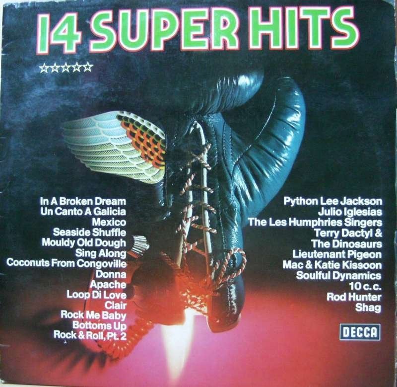 LP 14 Superhits, Cd's en Dvd's, LP, Rock, Beschermende buitenhoes, Ophalen of Verzenden