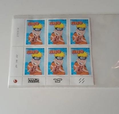 Timbres Naruto, Enlèvement ou Envoi, Non oblitéré, Autres thèmes