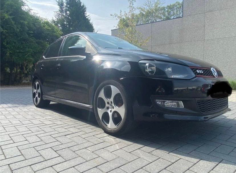 VW POLO 6R GTI LOOK, Auto's, Voorwielaandrijving, 4 zetels, Zwart, USB
