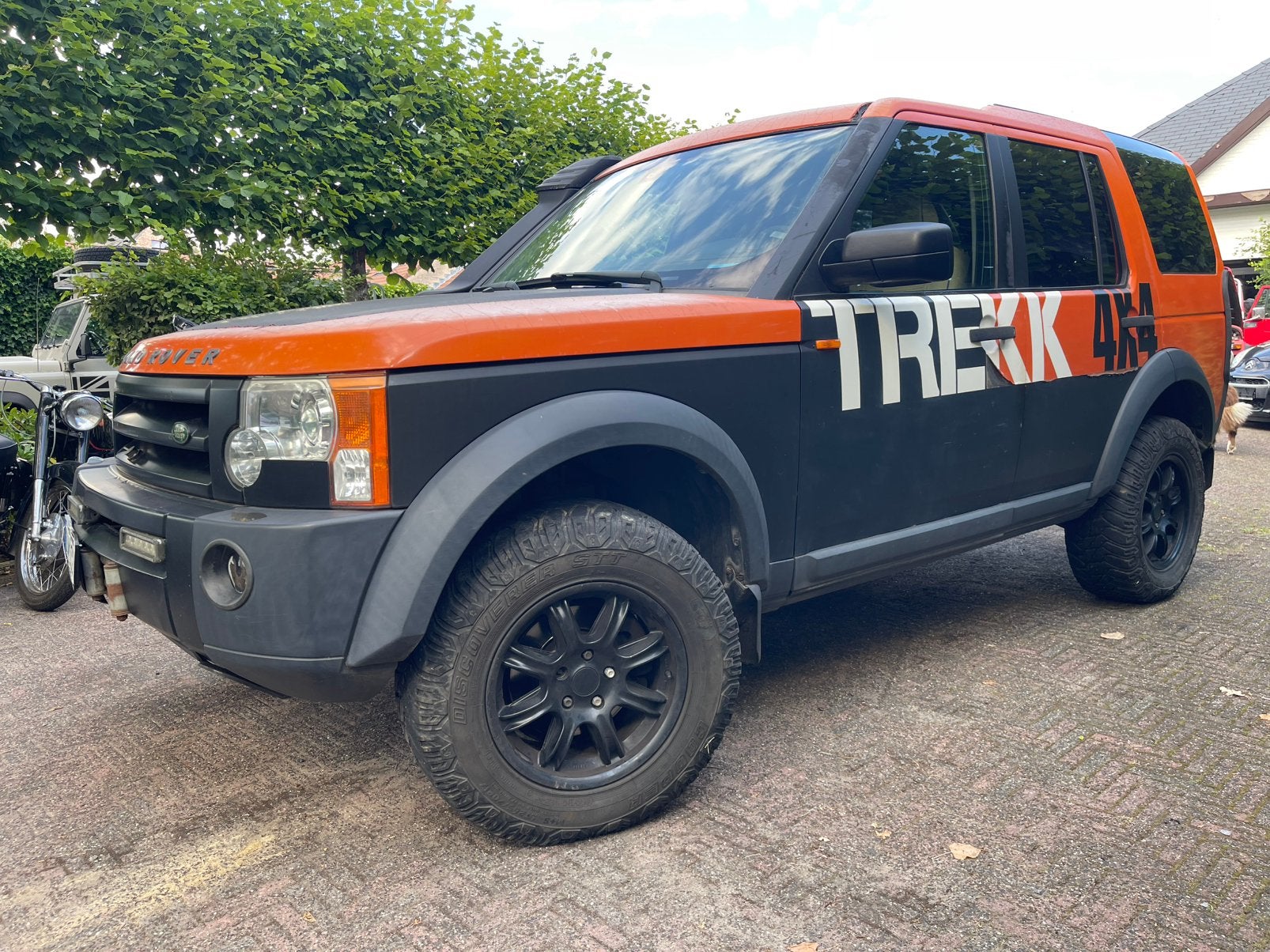 Discovery 3 2.7 TDi V6 AIRCO/winch/lichte vracht!!!!!!, Auto's, Stof, Zwart, Traction-control, Zwart