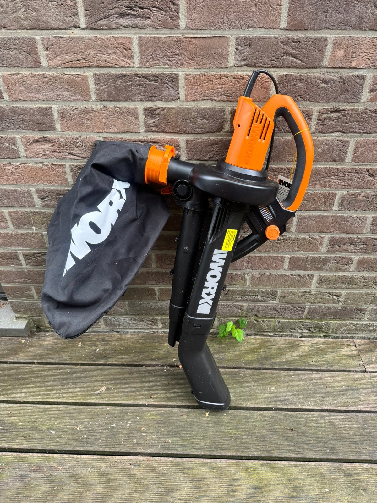 Souffleur à feuilles/aspirateur à feuilles/déchiqueteuseWORX, Électrique, Porté à la main, Comme neuf, Enlèvement