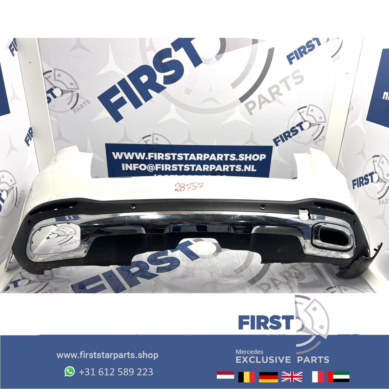 W167 V167 GLE AMG ACHTERBUMPER WIT GRIJS ZWART ROOD BUMPER G, Arrière, Utilisé, -, -