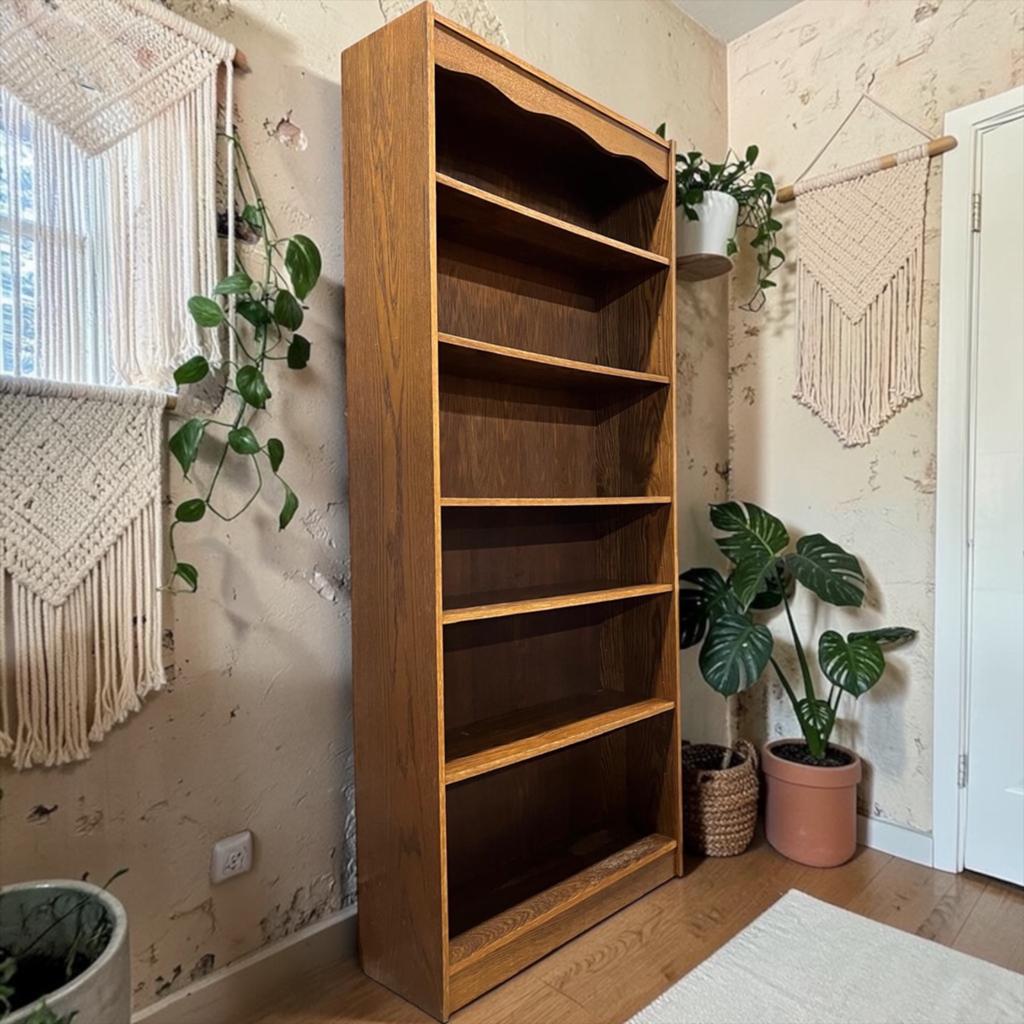 vintage houten boekenkast / leggerkast, Kinderen en Baby's, Kinderkamer | Commodes en Kasten, Gebruikt, Kast, Verzenden