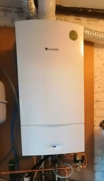Junkers hoogrendements gasketel + thermostaat, Doe-het-zelf en Bouw, Ophalen, Gebruikt, Aardgas, 6 t/m 10 jaar oud