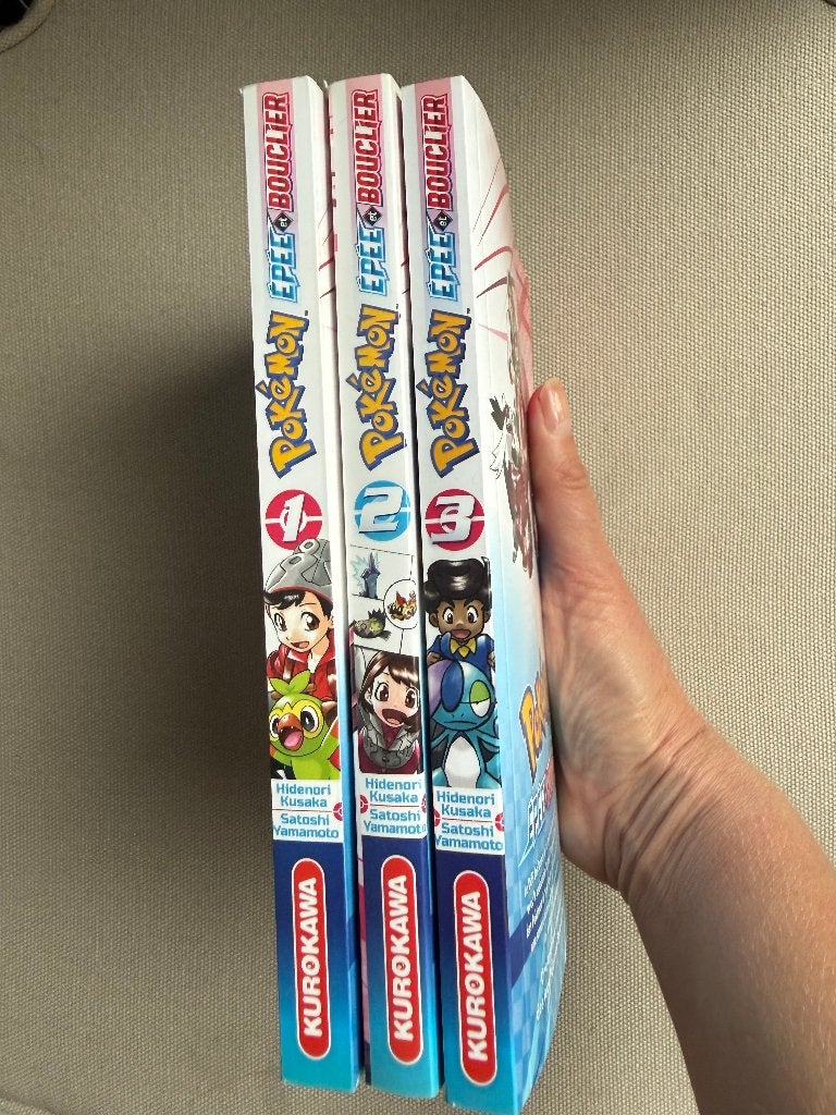 Pokemon épée bouclier tomes 1, 2 et 3 - FR, Livres, Enlèvement