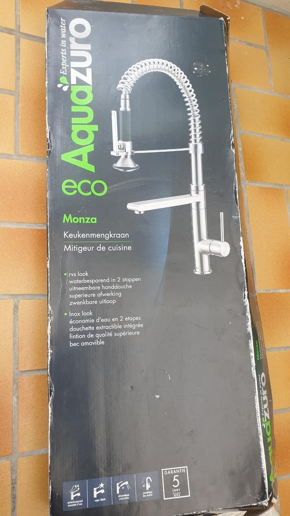 Mélangeur de cuisine Aquazuro Eco Monza neuf jamais utilisé., Bricolage & Construction, Sanitaire, Neuf, Robinet, Enlèvement