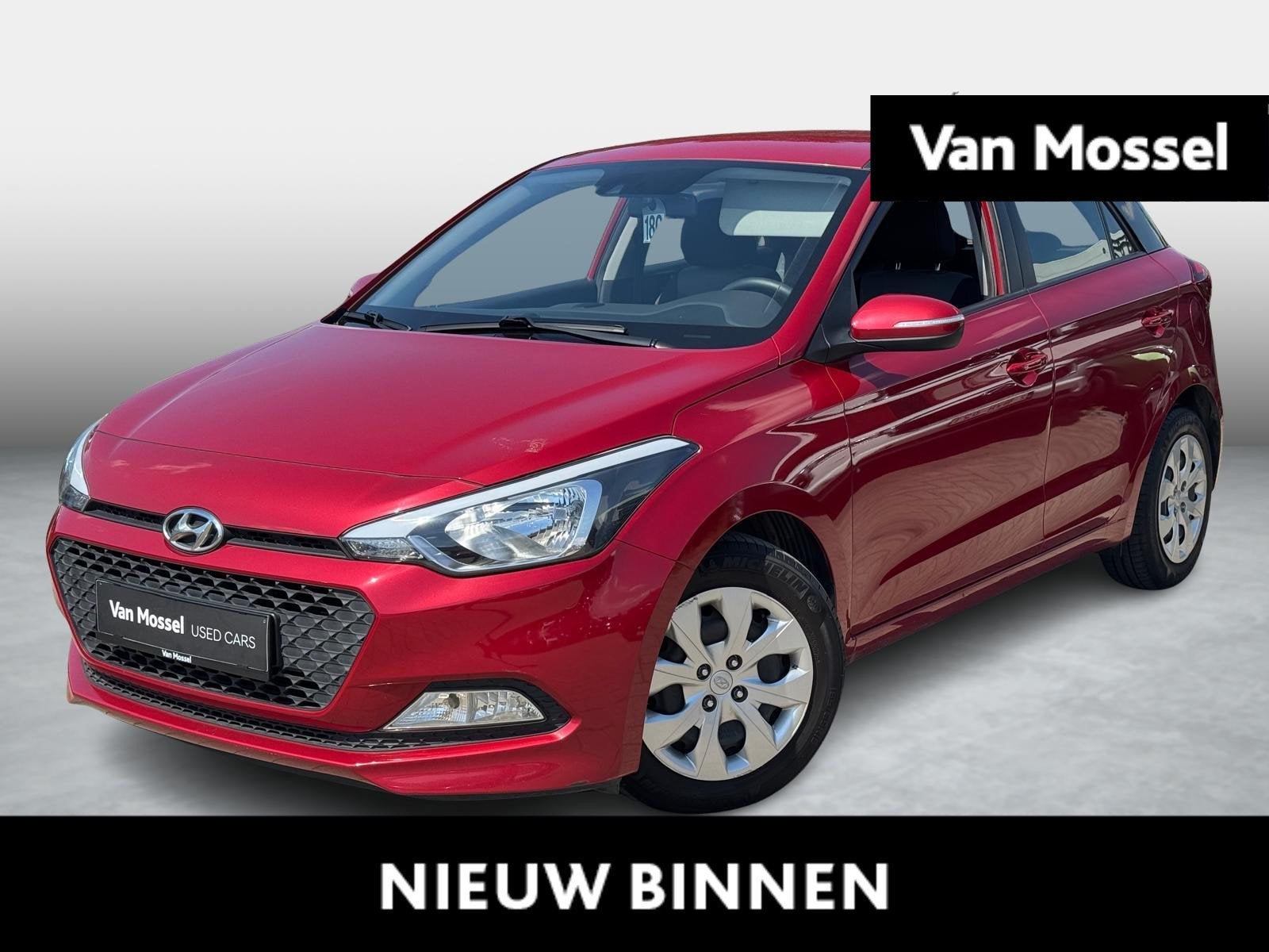 Hyundai i20 1.2 62kW Go!, Autos, Hyundai, Rouge, Euro 6, Entreprise, Boîte manuelle