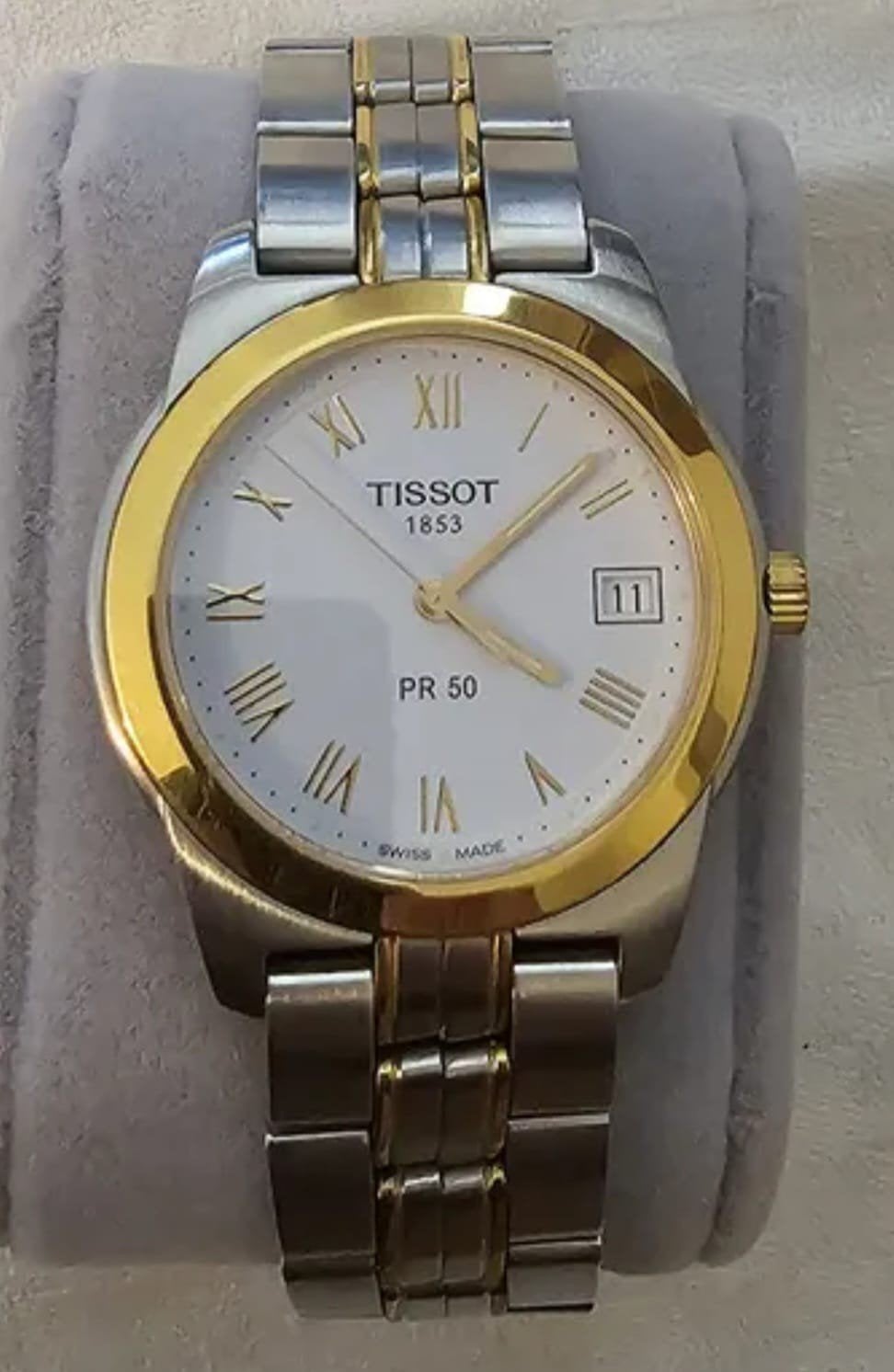 TISSOT HORLOGE, Handtassen en Accessoires, Horloges | Heren, Nieuw, Overige merken, Staal, Staal, Ophalen of Verzenden