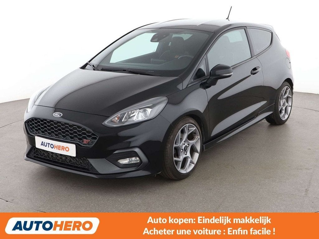 Ford Fiesta 1.5 EcoBoost ST (bj 2019), Voorwielaandrijving, Zwart, USB, Fiësta