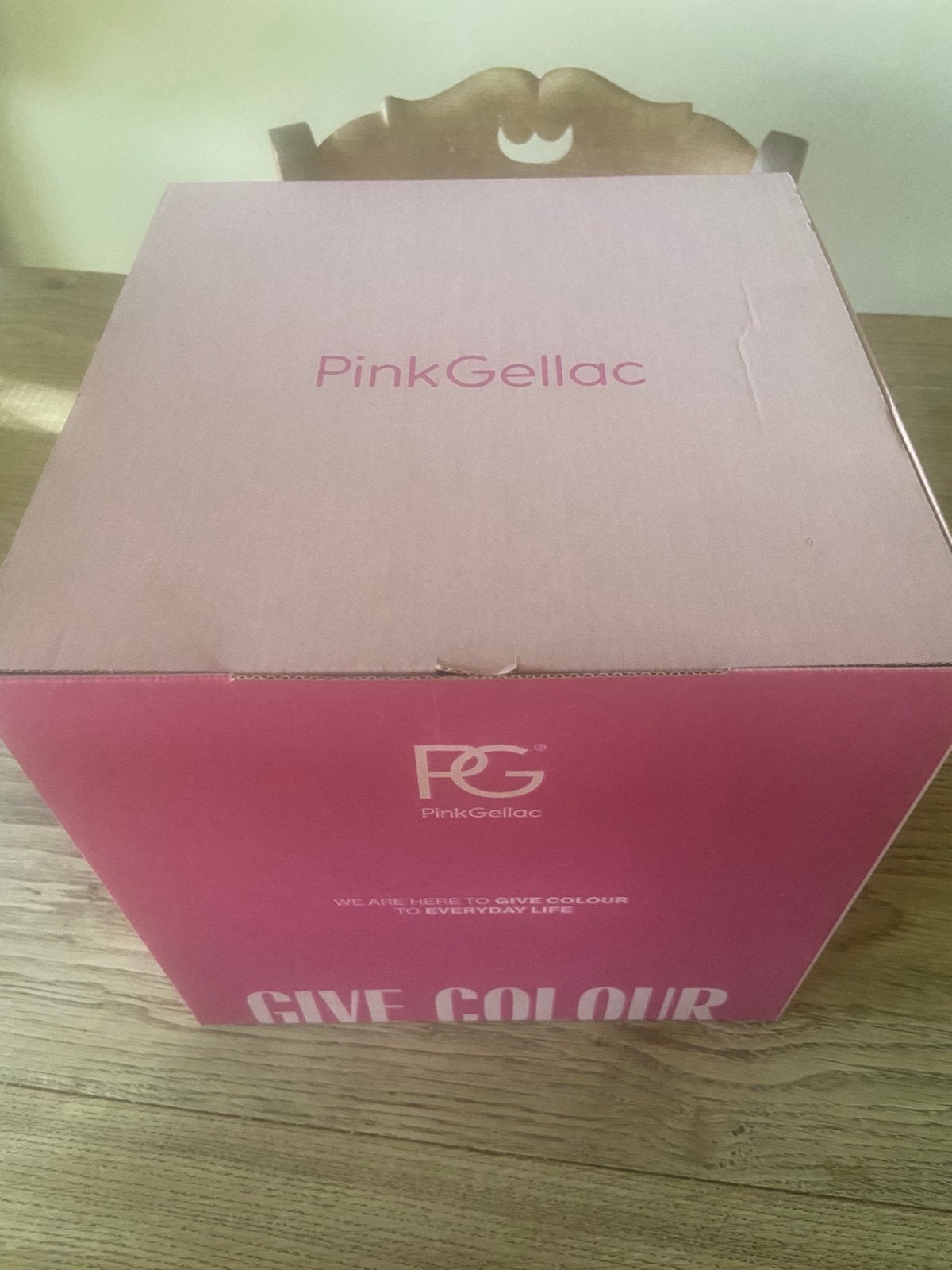Pink gellac box, Ophalen, Zo goed als nieuw, Handen en Nagels, Accessoires