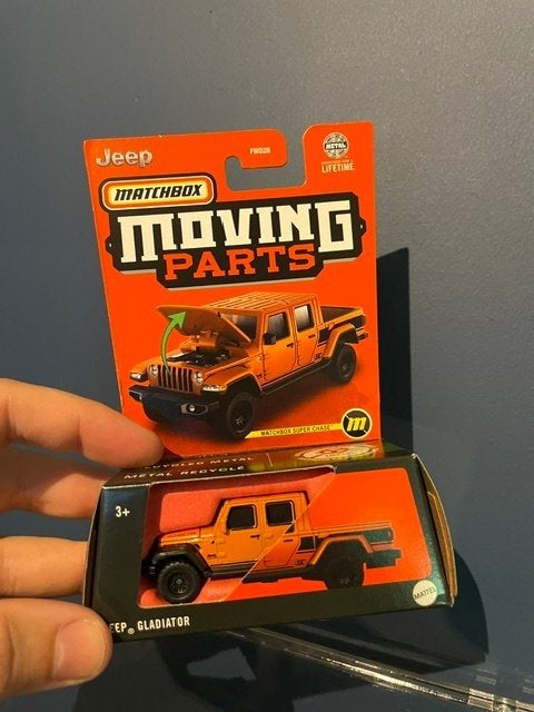 Matchbox Moving Parts Super Chase Jeep Gladiator, Verzenden, Nieuw, Auto, Matchbox