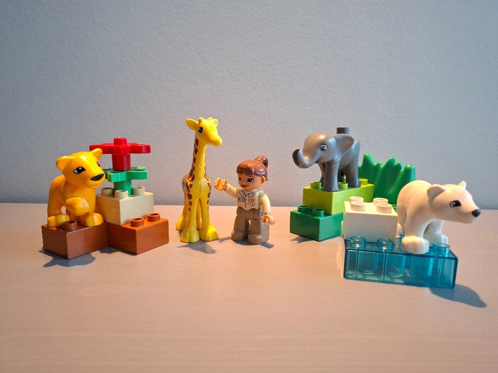 Duplo 4962 – Baby Dierentuin, Kinderen en Baby's, Gebruikt, Overige thema's, Ophalen of Verzenden, Compleet