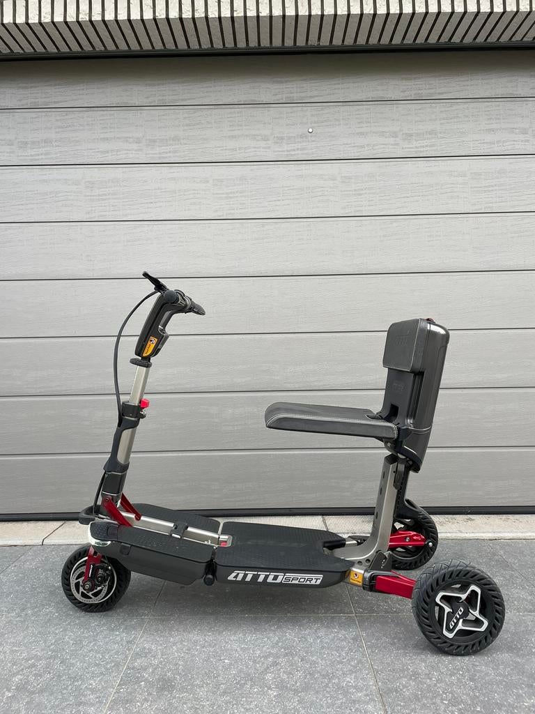 Scootmobiel Atto Sport opvouwbare elektrische scooter nieuw, Ophalen of Verzenden, Inklapbaar, Zo goed als nieuw, Elektrische rolstoel