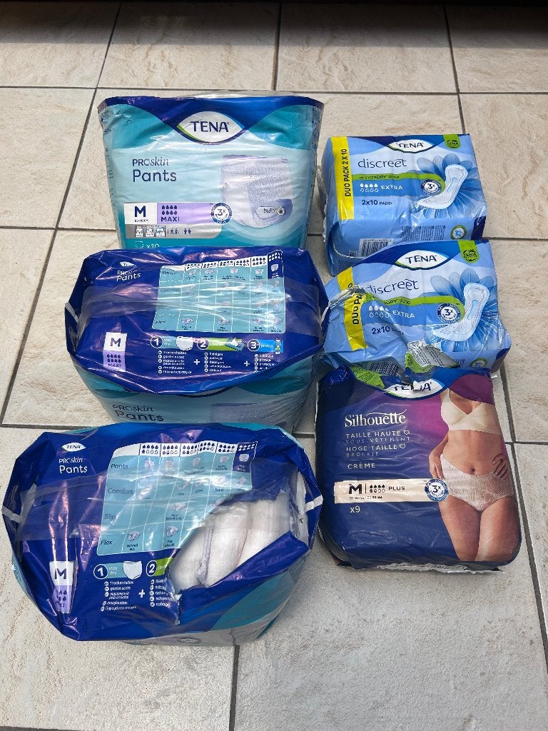 Tena Pants 3 soorten. Alles weg aan 20 euro, Diversen, Ophalen, Nieuw