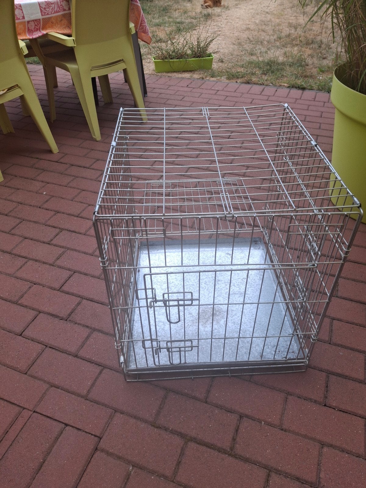 cage inox pour petit chien, Animaux & Accessoires, Accessoires pour chiens, Enlèvement, Utilisé