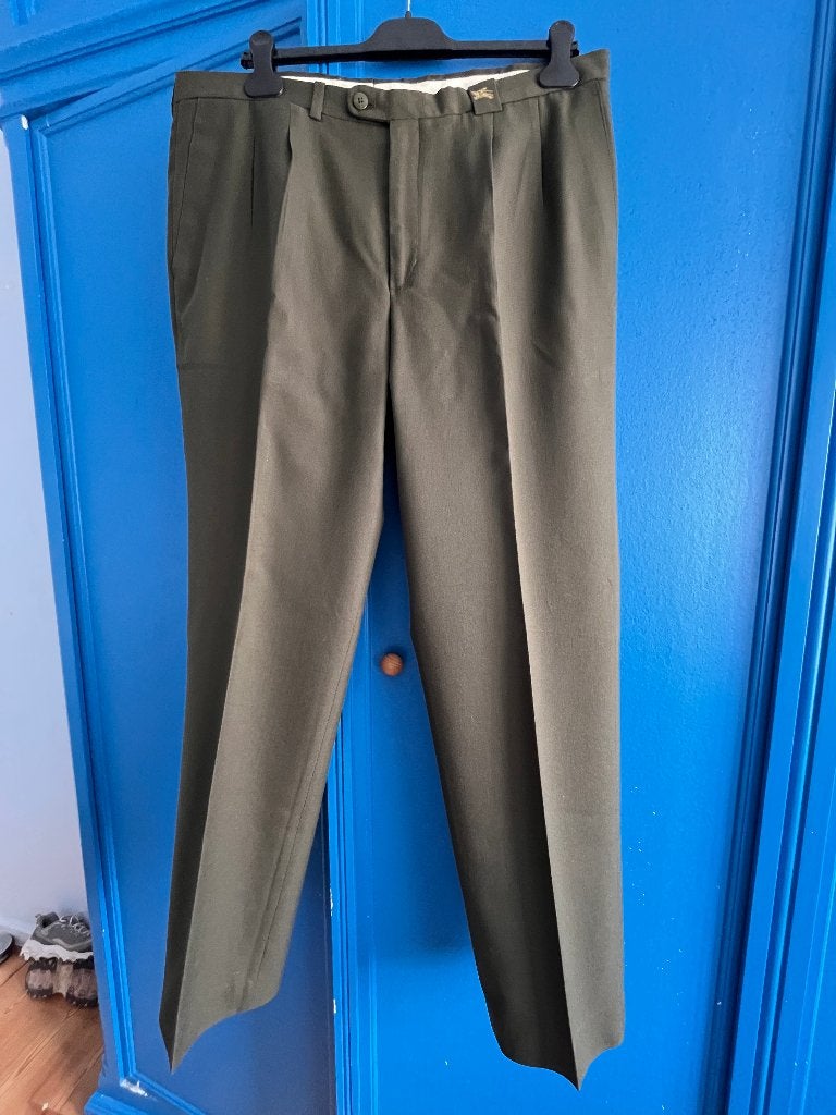 Set van 2 vintage Burberrys pantalons – maat 50, Ophalen of Verzenden, Gedragen, Burberry, Meerkleurig
