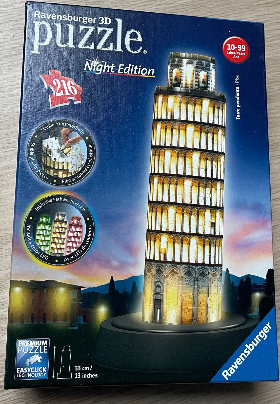 3D puzzel - Toren van Pisa, Hobby en Vrije tijd, Ophalen of Verzenden, Zo goed als nieuw