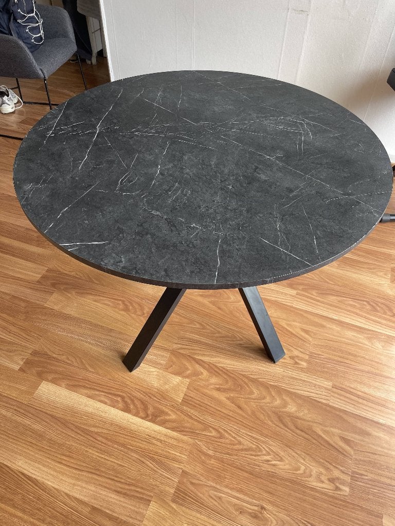 Mariedamm ikea tafel, Ophalen, Kunststof, Rond, Zo goed als nieuw