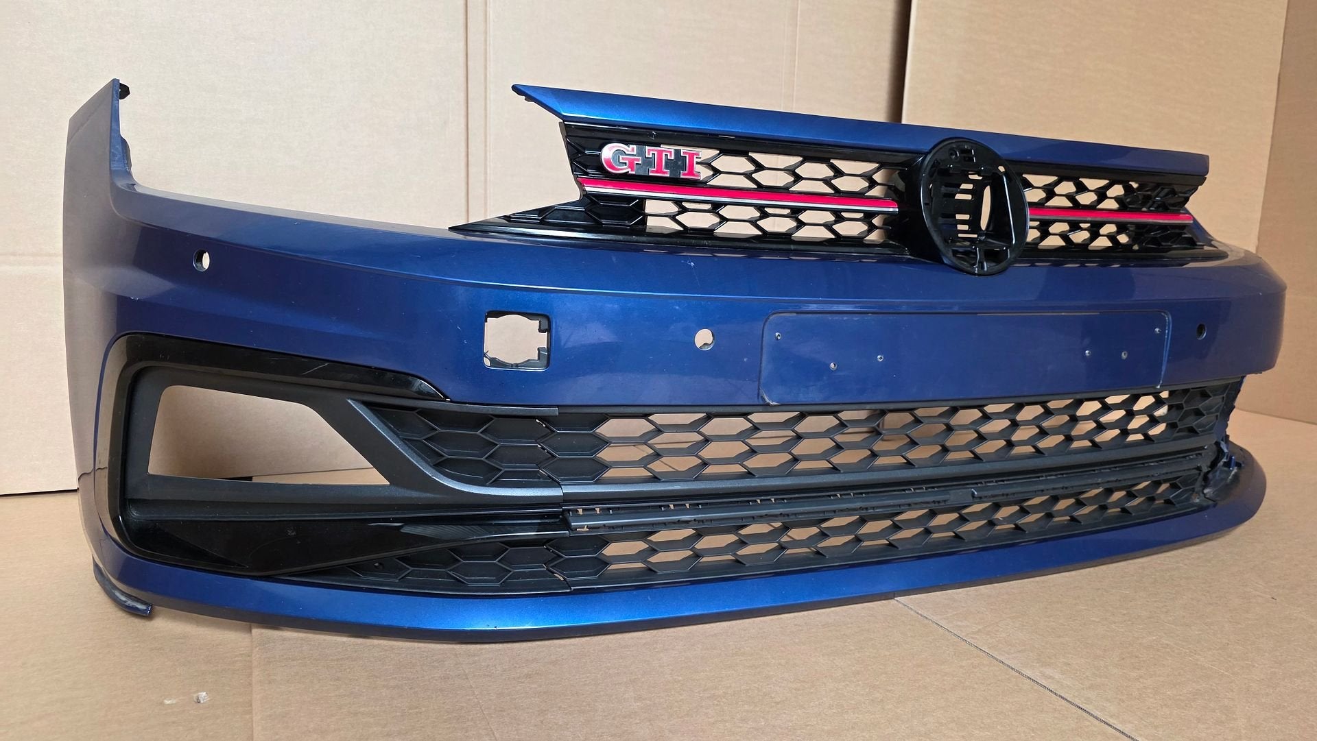 Voorbumper VW Polo 2G AW GTI bj.2018-2022 2G0 4xPDC Orgineel, Auto-onderdelen, Gebruikt, -, Ophalen of Verzenden, Bumper