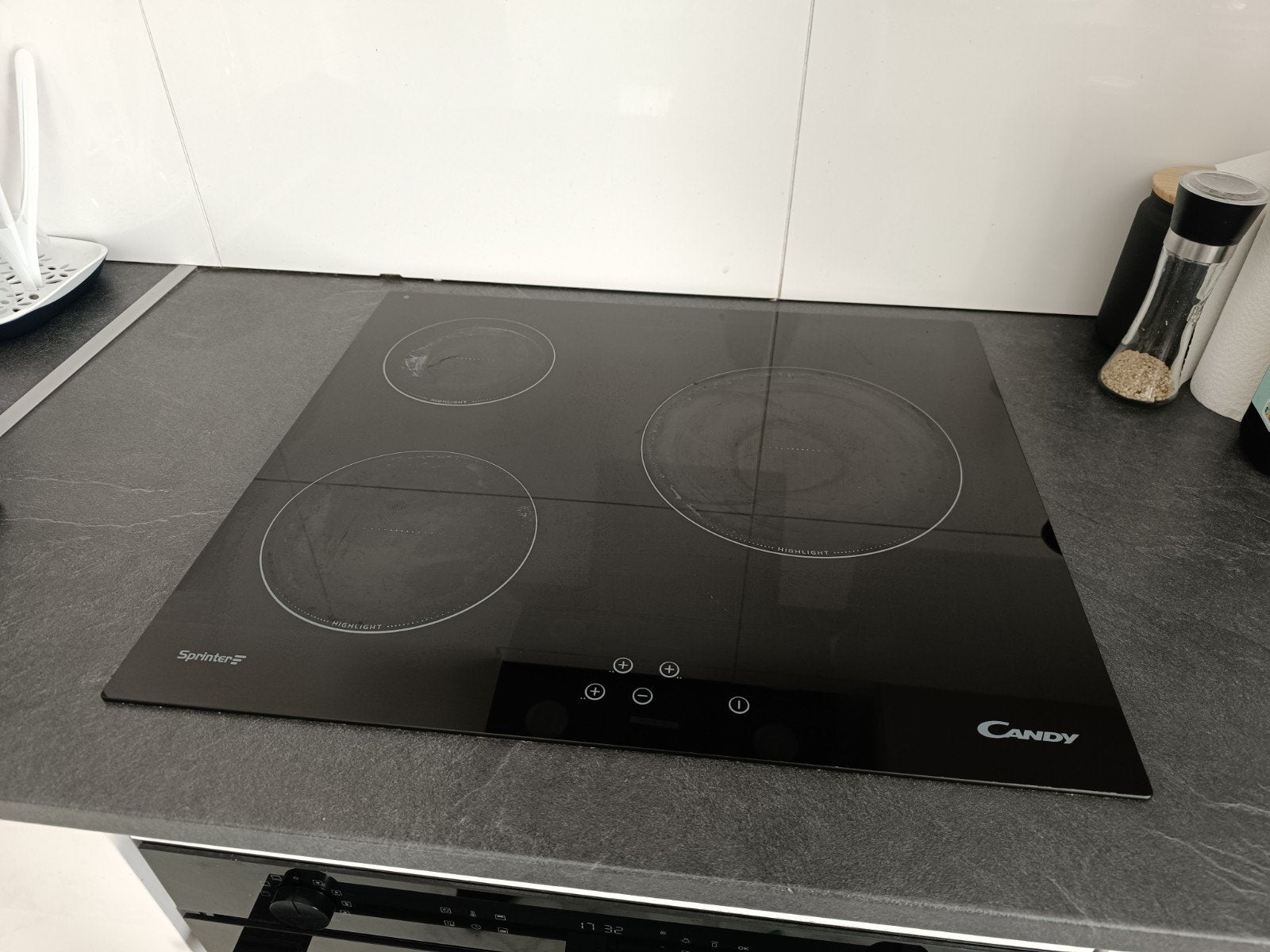 Plaque de cuisson Candy Sprinter, Electroménager, Enlèvement, Utilisé, Céramique, 3 zones de cuisson ou moins