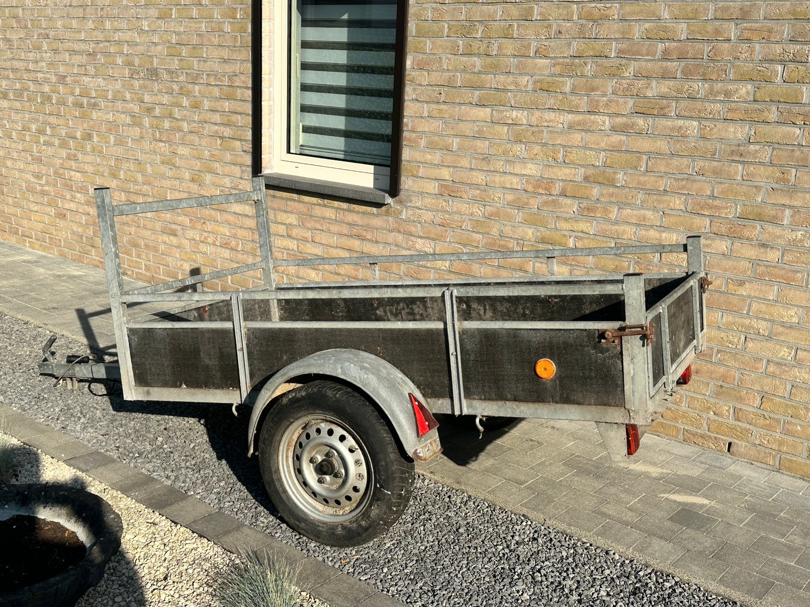 Aanhanger 2Mx1M, Ophalen, Zo goed als nieuw