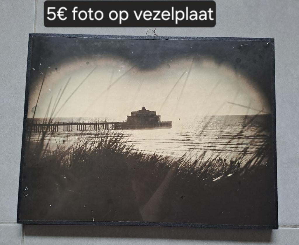 Vintage foto kader Blankenberge, Ophalen