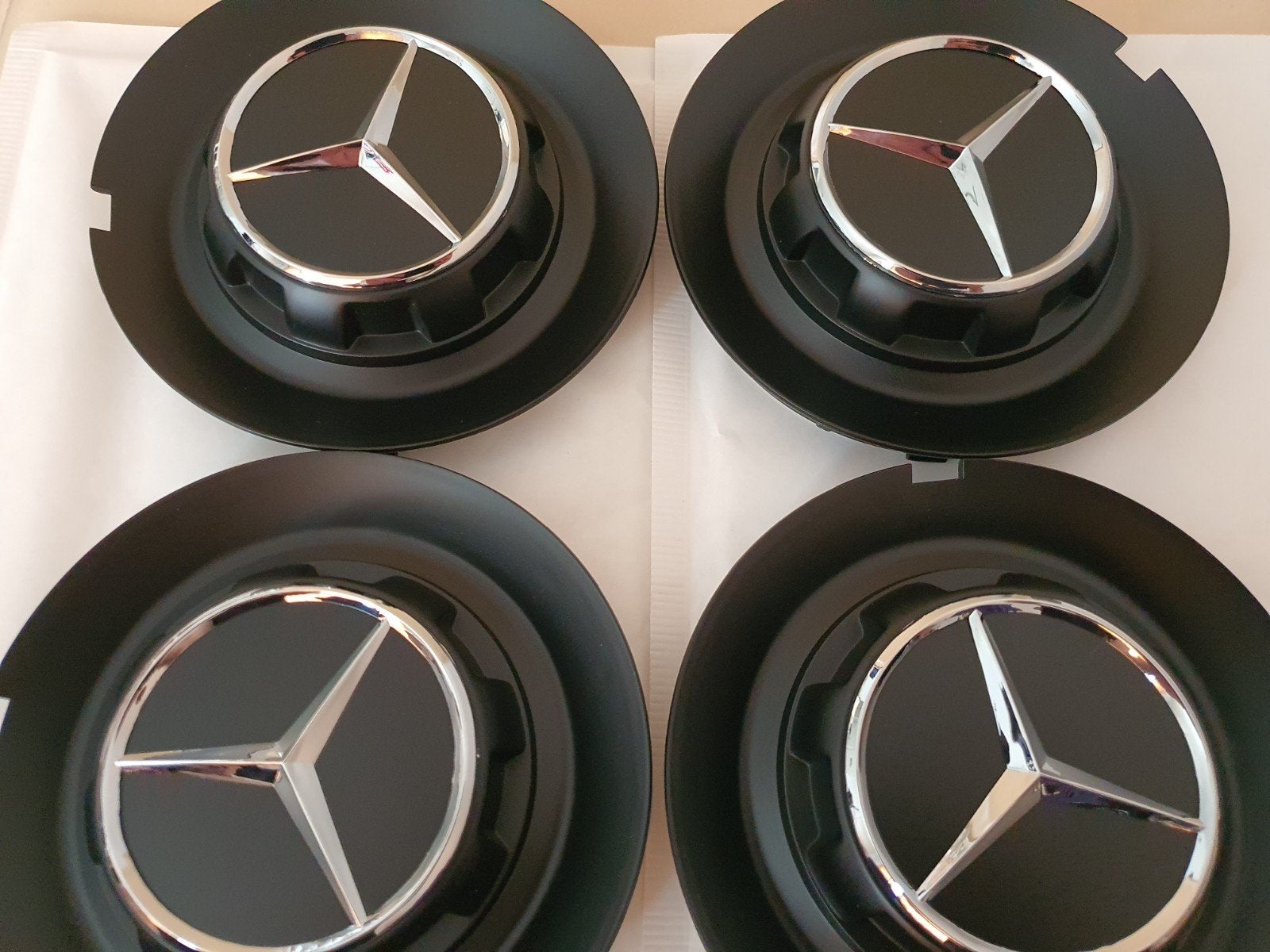 Capuchons de moyeu de roue Mercedes Amg BC 383 BC455 C-1028, Enlèvement ou Envoi, Neuf, Mercedes-Benz