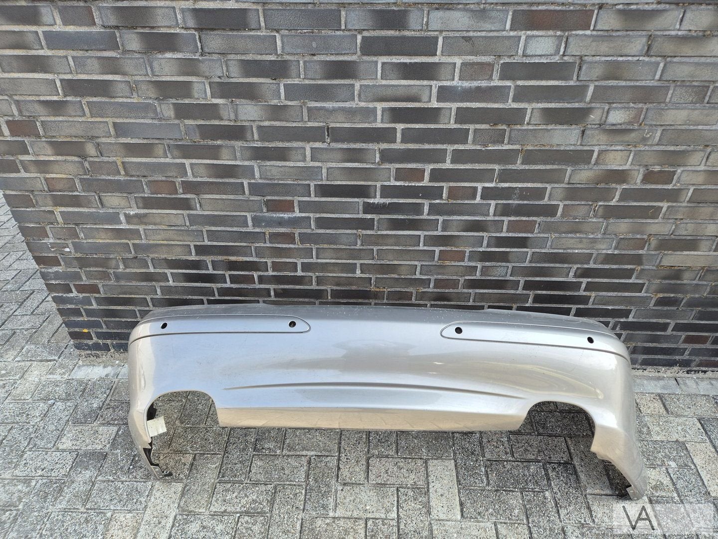 Mercedes SL klasse R230 2002 - 2010 achterbumper beige €100, Autos : Pièces & Accessoires, Carrosserie & Tôlerie, Pare-chocs, Mercedes-Benz
